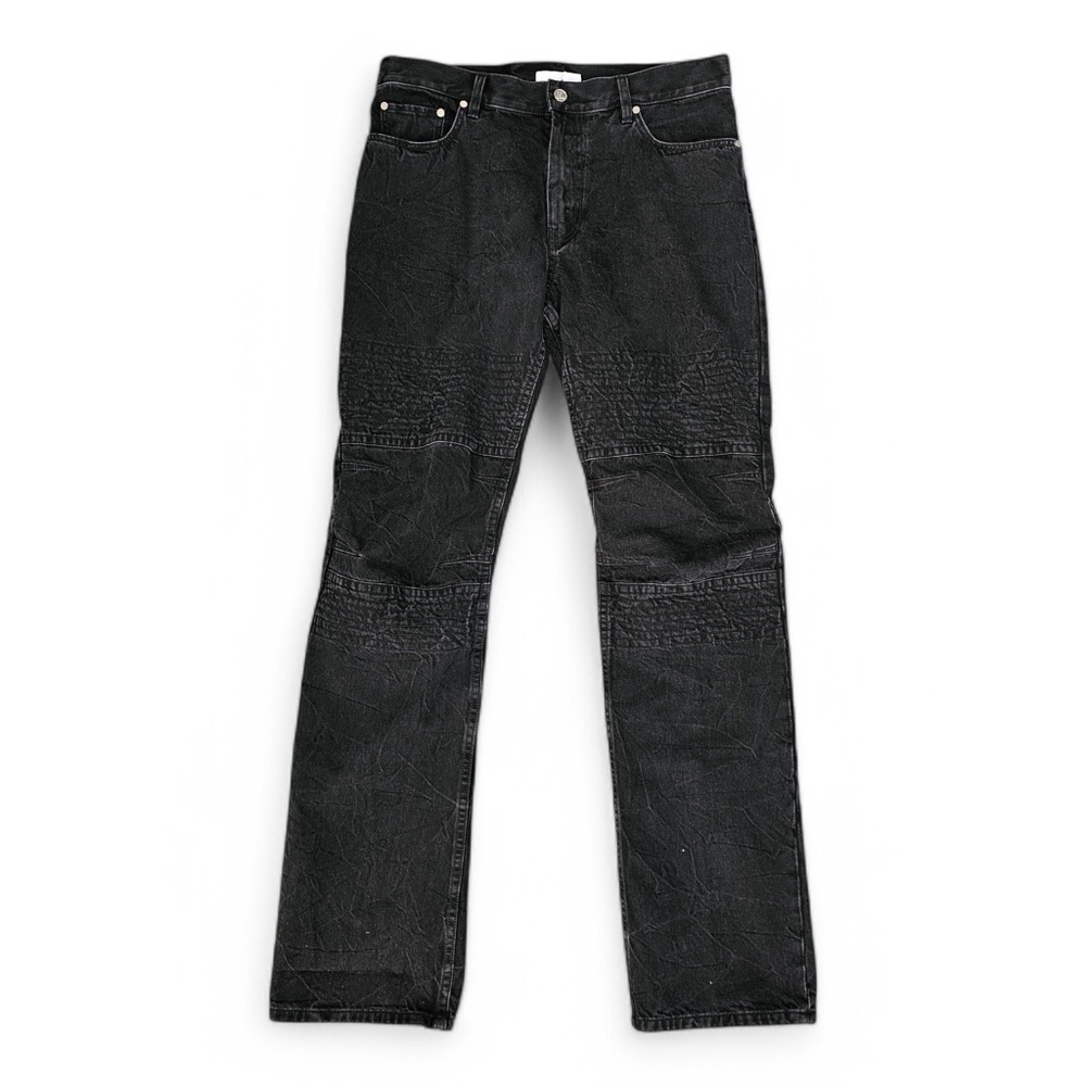 Helmut Lang Moto Jeans in black 34 006DM204 $425